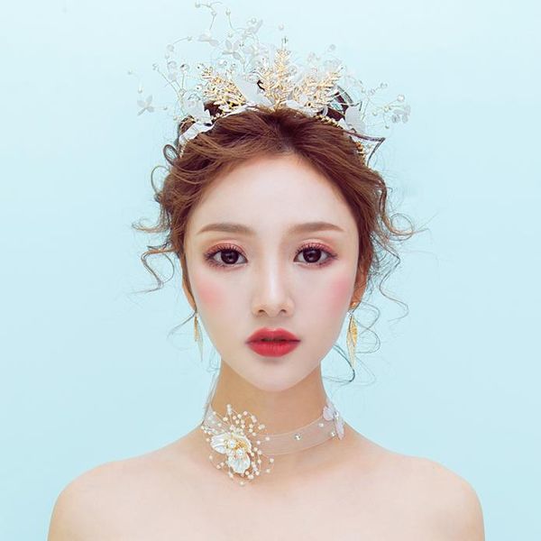 

crown headwear, golden feathers, hair adornment, beautiful brides wedding dress, bridal hoop, Silver