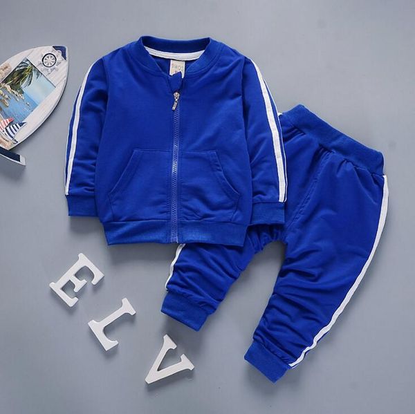 

The new kids sets children sports suits boys tracksuits cotton clothing hoodied and pant spring autumn kids clothes sports suit.