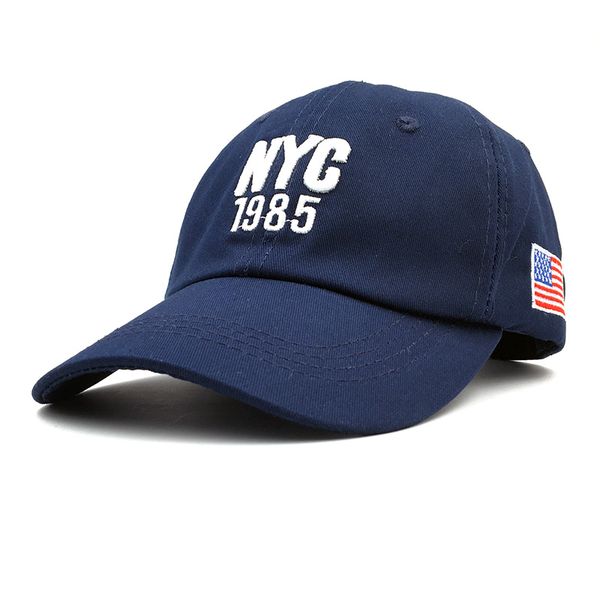 

new style nyc 1985 hat make america great again hats women caps brand flag caps usa baseball cap men outdoor sports usa baseball, Blue;gray