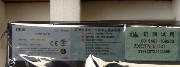 

100% original switches for zte zxctn 6100