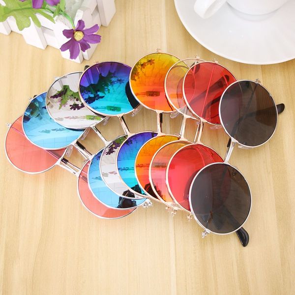 

new fashion retro round sunglasses women brand designer sun glasses for women alloy mirror sunglasses female ing, White;black
