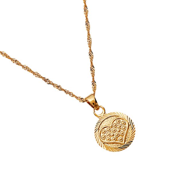 

cute gold plated love heart pendant necklace for valentine's day gift, Silver