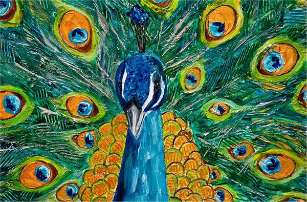 

diy diamond painting cross stitch kit rhinestone full square diamond embroidery animal peacock home mosaic decoration zxh1462