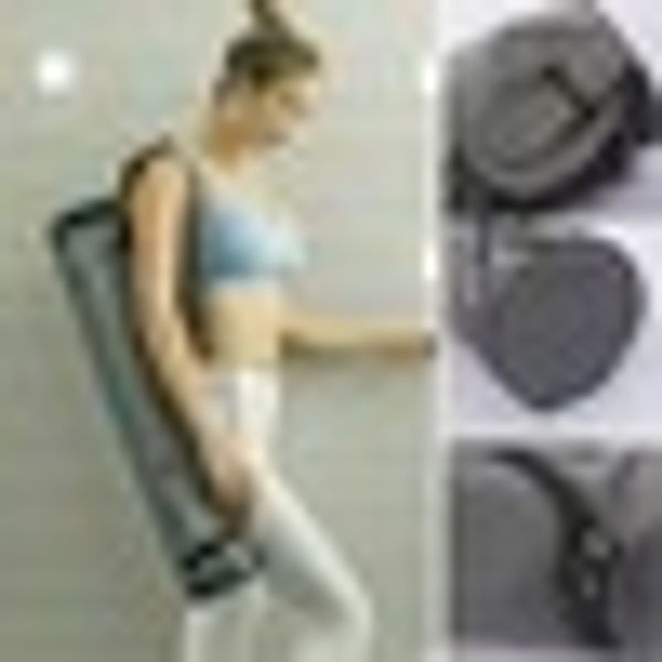 

waterproof lightweight gym fitness bag backpack oxford cloth yoga pilates mat backpack sports supplies 72*15 cm