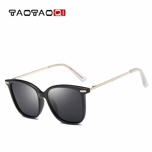 

taotaoqi 2018 men polarized sunglasses male driving sun glasses classic vintga square sunglasses uv400, White;black