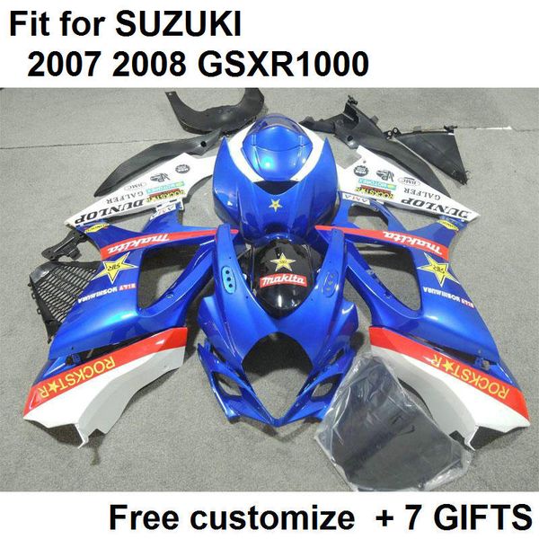 

fairing kit for suzuki gsxr1000 07 08 blue white fairings set gsxr1000 2007 2008 df66