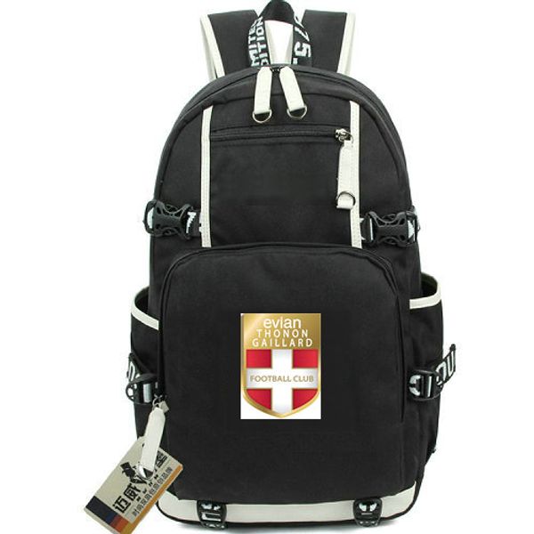 

gaillard backpack evian thonon day pack canvas football club school bag soccer packsack laprucksack sport schoolbag out door daypack