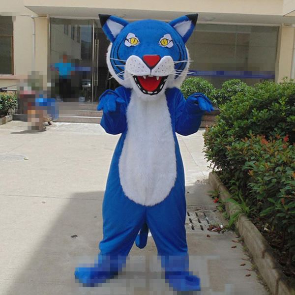 2018 Rabatt Fabrikverkauf Erwachsene Größe Cartoon King Tiger Maskottchen Brithday Party Tiger Benutzerdefiniertes Kostümset Maskottchen-Thema Kostüm