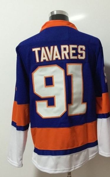 

2018 hockey 91 john tavare jer ey new york i lander 2 nick leddy 27 ander lee 55 johnny boychuk jer ey all titched blue white