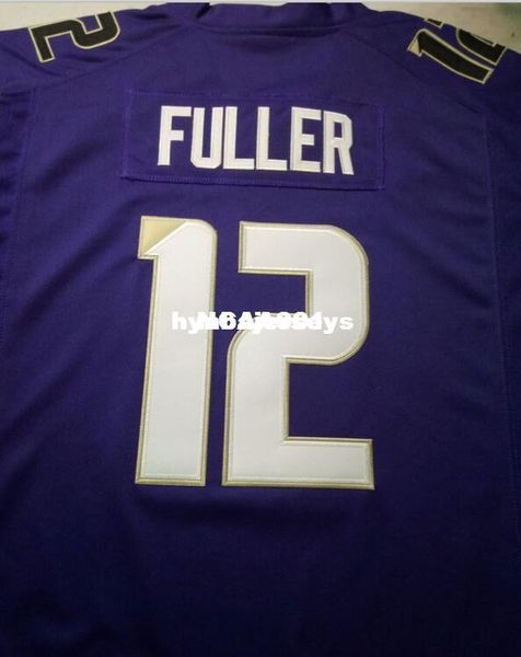 

men #12 aaron fuller black white or purple washington huskies alumni college jersey or custom any name or number jersey, Black;red