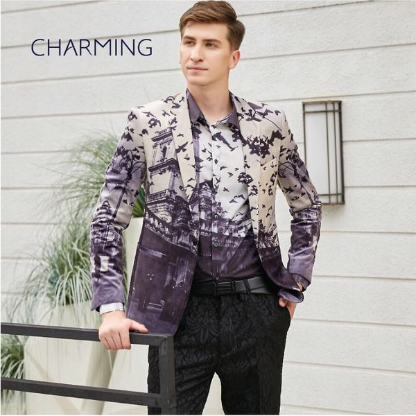 

young mens suits, designer suit, mens italian suits, luxurious velvet printed fabric, gentleman jacket, for singers, wedding party suit, Black;gray