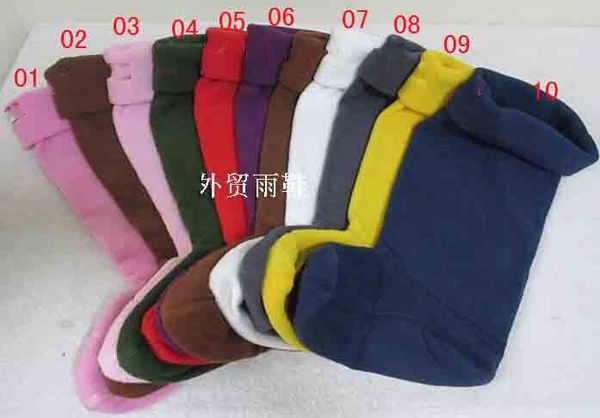 

2018 new women rainshoes inner liner winter warm socks rain shoes fleece socks, White;pink