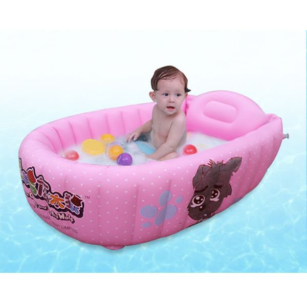 

2018 child inflatable swimming pool baby bathtub ocean pool large portable eco-friendly pvc cartoon square swim bath 110*62*35cm