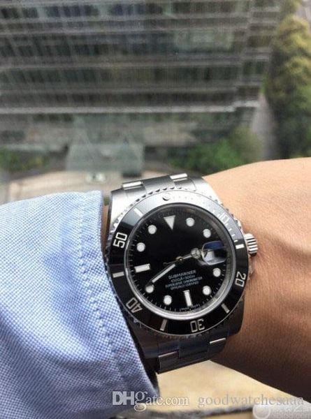 

2017 the late t ver ion luxury 116610ln men 039 40mm ceramic apphire black dial teel men tainle teelmechanical