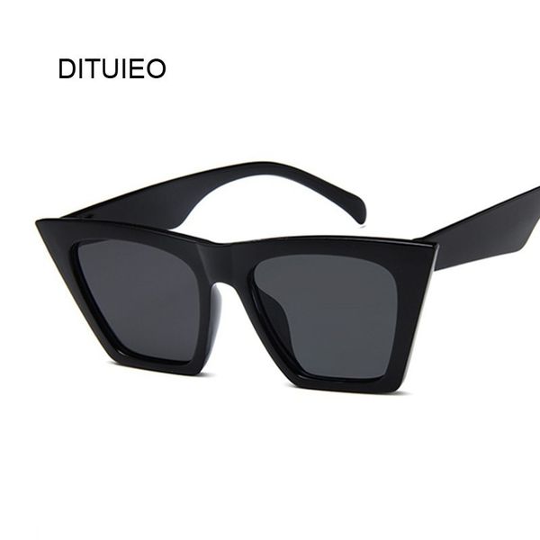 

new mirror fashion brand designer cat eye women sunglasses female black lady sun glasses small oculos feminino de sol, White;black