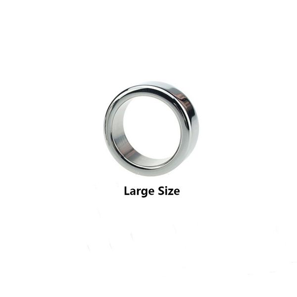 Stainless Steel Penis Ring for Man Smooth Metal Cock Ring Sex Love Ring Adult Toy Chastity Device Cock Rings Penis Cage Sex Toy