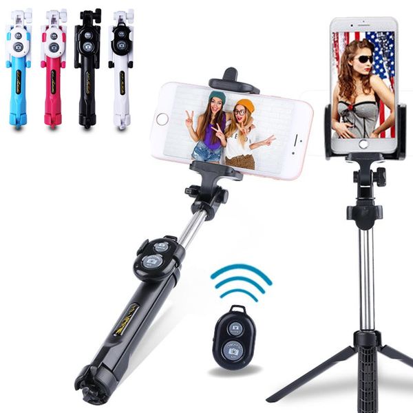 Antiderrapante Super Bluetooth vara de controle selfie com tripé Handheld extensível Monopod Built em Bluetooth Shutter Nova oferta