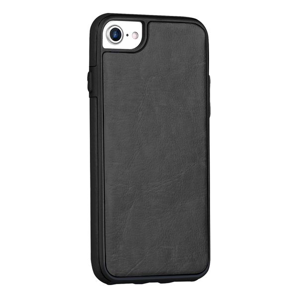 

2018 for iphone case detachable crazy horse oil wax pu leather phone case multi card slots wallet case