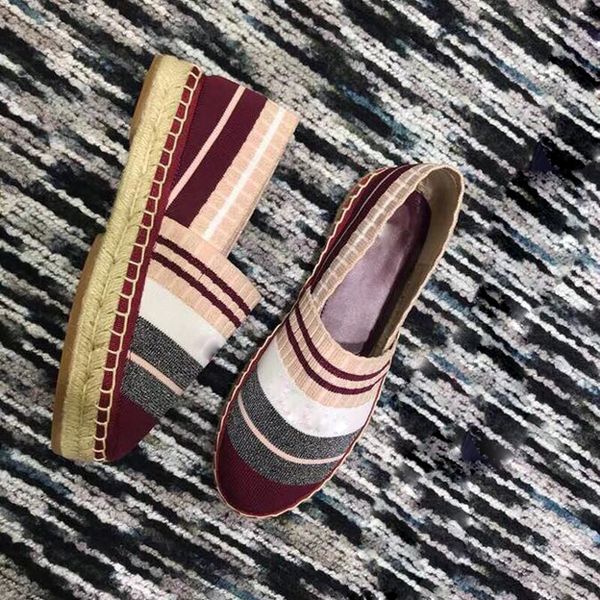 

New Fashion sock shoes women Espadrilles Flat Shoes Summer Loafers Espadrilles Size EUR35-41 Many Colors with Box