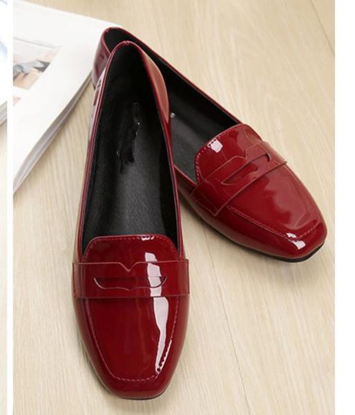 

send 2018 spring flat bottom shallow mouth women single shoes, Black