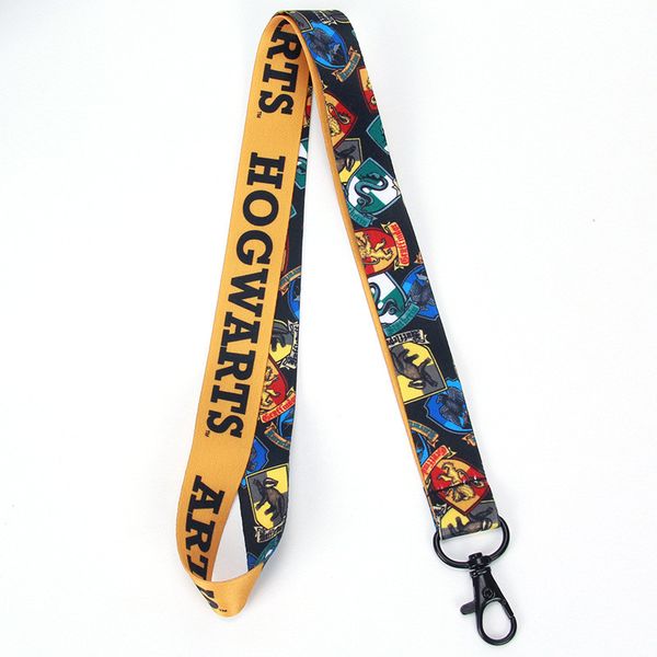 

гарри поттер брелоков lanyard хогвартс школа ткань телефон rope ремень шарм шнура lariat клип anti-потерянные ремешки брелок мужчины женщины
