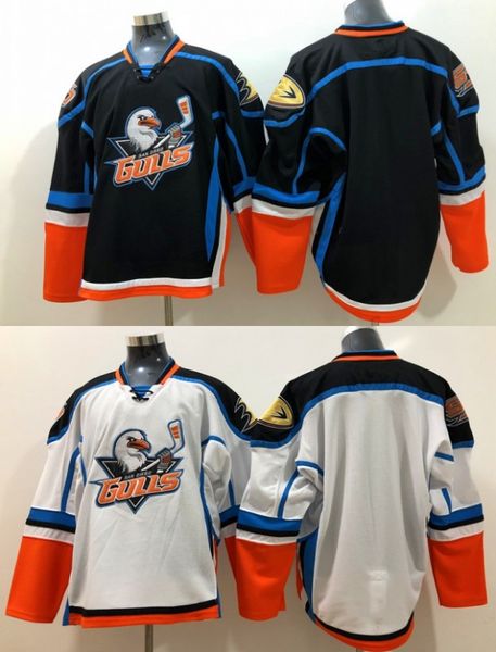 

2018 San Diego Gulls Hockey Jersey Mens Home Blue Road White Stitched Blank Hockey Shirts Cheap New M-XXXL