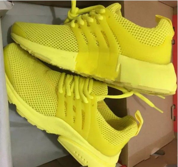 

2018 Presto Running Shoes Men Women BR QS Yellow Prestos Pink Oreo Outdoor Jogging Mens Trainers Sneakers Zapatos Size 36-46