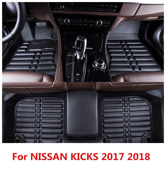 For Nissan Kicks 2017 2018 Car Floor Mats Front Rear Liner