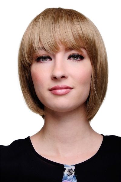 Perücke mich - Sexy Bob Straight Fringe Blonde Honig Kurzhaarschnitt 703-15