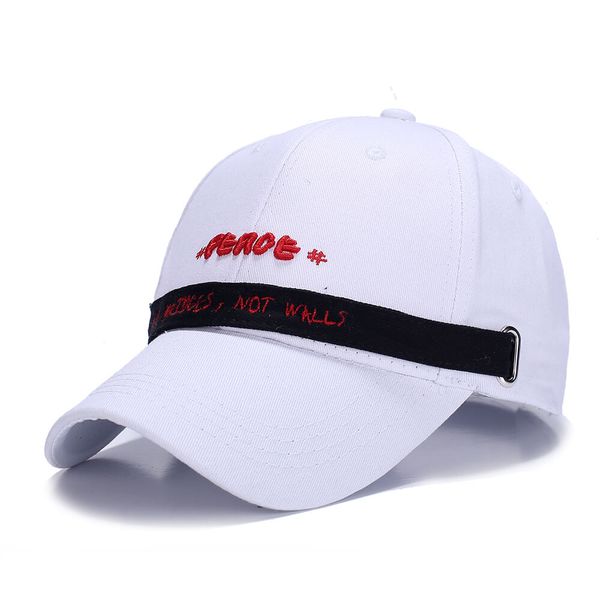 

long tail baseball cap letters embroidery white men women street dance hats outdoor sun hat, Blue;gray