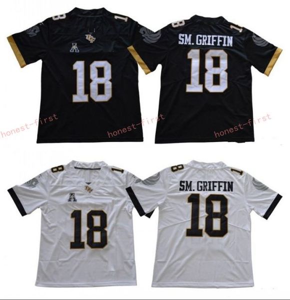 

NCAA University of Central Florida 18 Shaquem Griffin Jersey Men Football Black White UCF Knights College Jerseys AAC Stitched High Quality