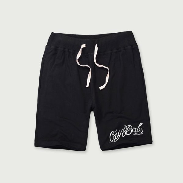 

2018 summer comfortable shorts rapper hip hop men breeches lil peep printed casual harajuku big size cotton short pants, White;black