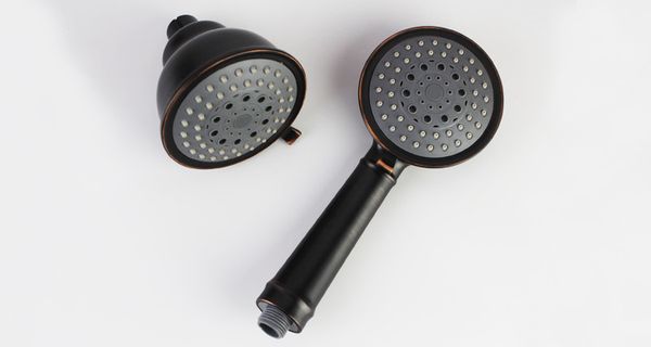 

5 function luxury shower head set - high pressure, wall mount, adjustable showerhead - indoor and outdoor bath spa fixture