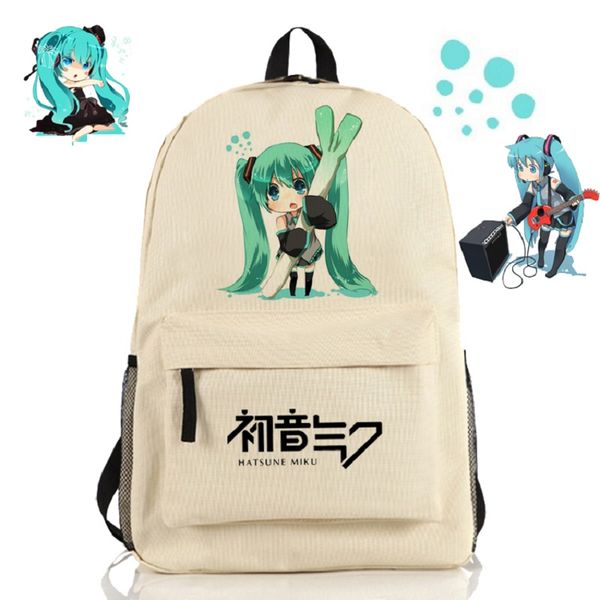 

high-q hatsune miku backpacks preppy student casual school backpacks luggage bag