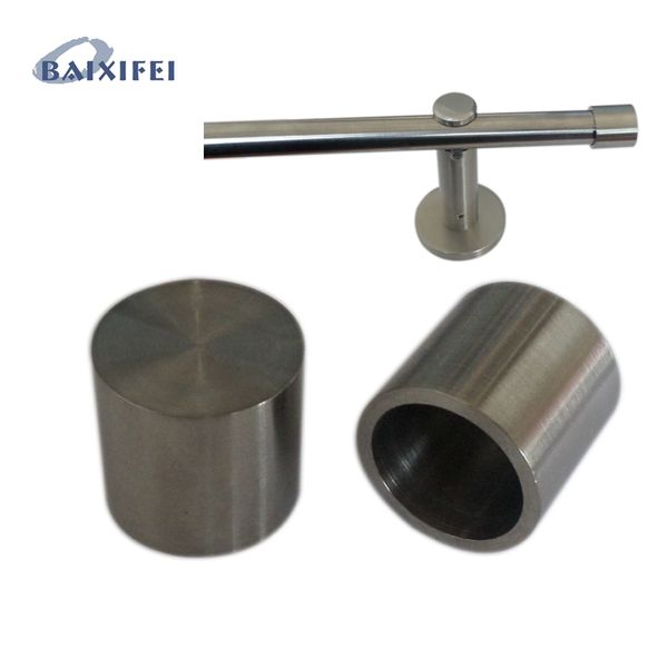 2019 D20mm Curtain Rod Stainless Steel Decorative Head Short