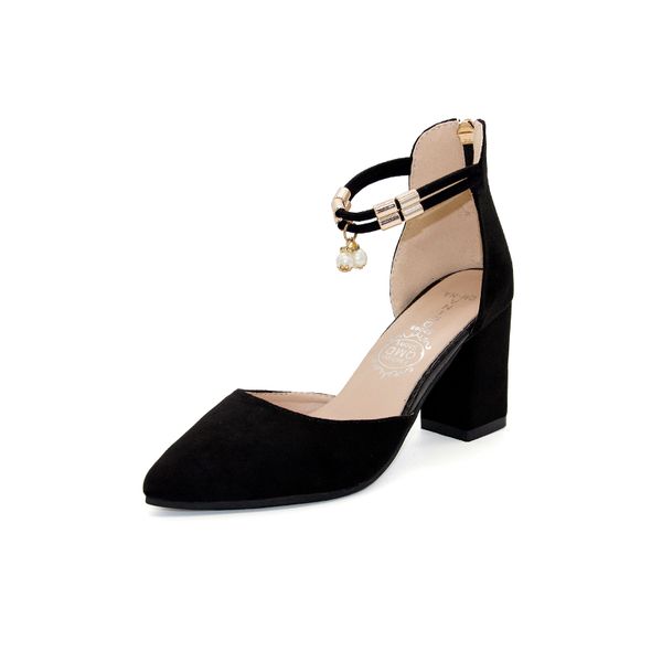 

lluxury shoes women designers sandals ladies shoes and sandalias mujer 2018 feminina chaussures femme heeis scarpe donna dress shoes woman, Black