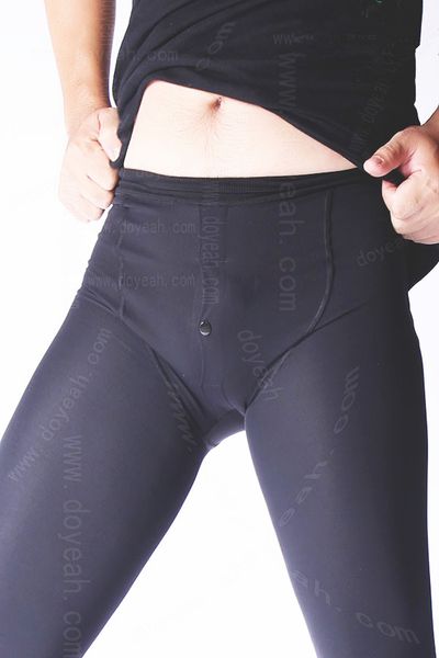 

long johns pants 480d silk mask eggings sleepwear, Black;brown
