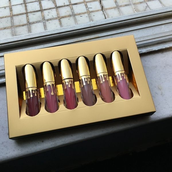 

Блеск для губ металлического цвета !Косметика ограниченный день рождения издание блеск в POPPIN 6 различных цветов губ golss 20 комплектов