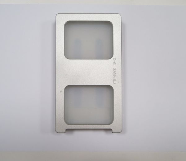 Mechine laminado molde para iphone x iphone10 lcd e alinhamento de posicionamento de vidro pressionando o molde de metal + mat