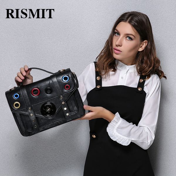 

rismit vintage hardware matte women messenger bags women handbag crossbody bag classical frosted shoulder bag bo70
