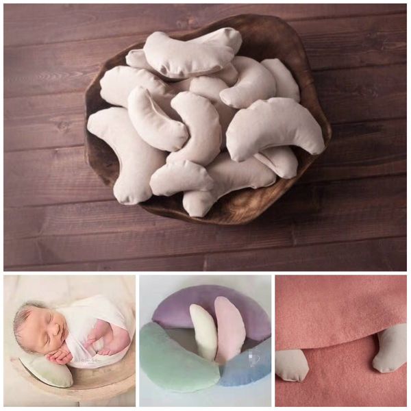 

newborn posing beans bag baby pgraphy prop pillow 5pcs/set moon baby pillow newborn positioner props poser