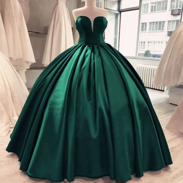 

plus size green prom dresses sweetheart sleeveless corset ball gown prom dress glamorous celebrity evening gown quinceanera dresses, Black
