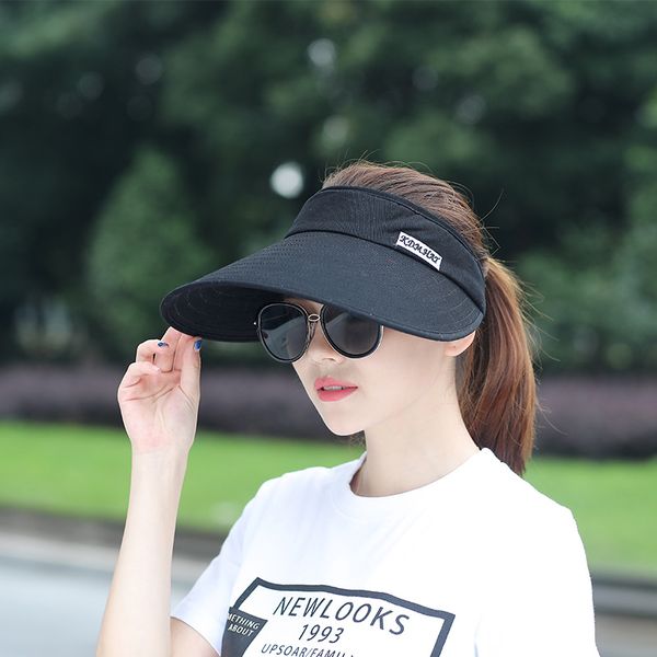 

2018 spring summer caps men's joggers leisure sun hat outdoor tennis sports daytime sun visor adjustable wholesale, Blue;gray