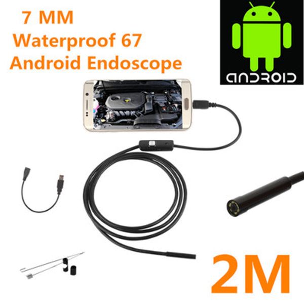 

2018 Новая Мини-Камера IP67 Водонепроницаемый USB Android Эндоскопа Бороскоп Змея Инспекц