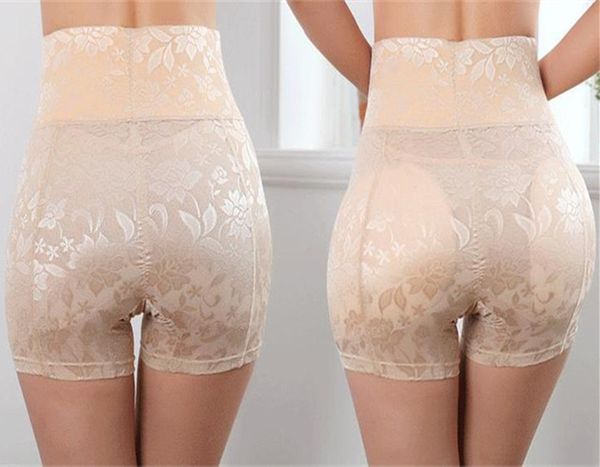 

2pcs/lot fake butt panties for female make body hips and butt lift up padded boyshort with cotton pads removable knickers, Black;pink
