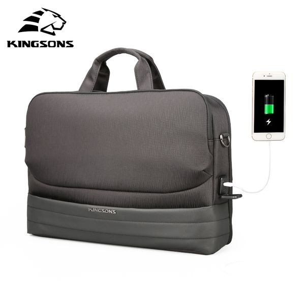 

kingsons men women bag 15.6 inch handle bag ladies handbags male shoulder messenger business tote fashion briefcase