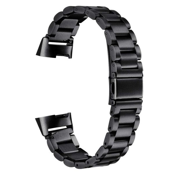 

fashion for charge 3 watch strap-men women replacement stainless steel bracelet smart watch band strap for charg, Black;brown