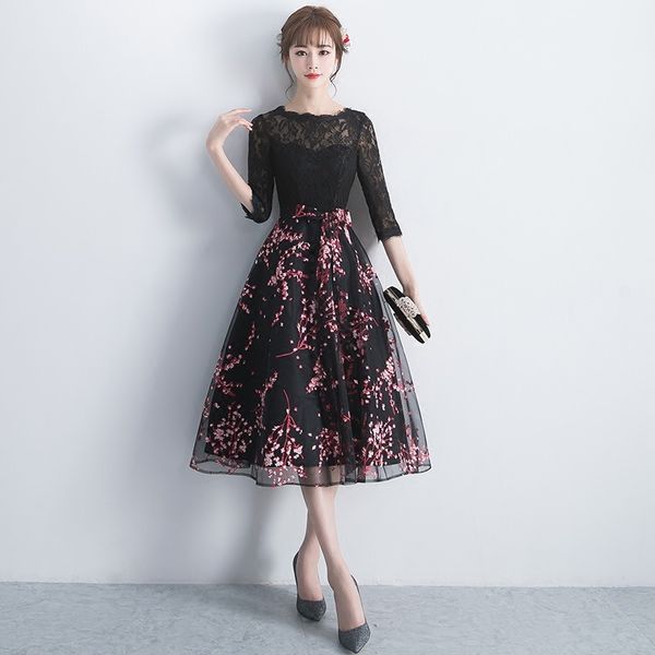 abiti neri corti eleganti