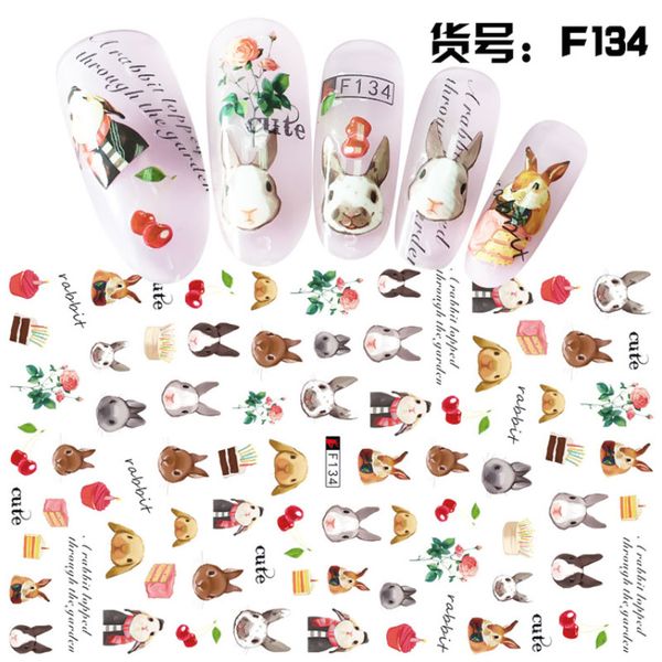 

wirinef 1 sheet 3d nail sticker manicure nail art adhesive transfer sticker paper diy art beauty decals, Black