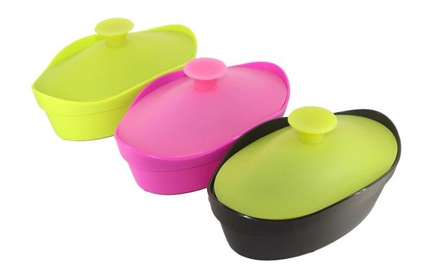 

portable microwave oven steamer soft style dinnerware silicone baking bread fish bowl heat resisting design bakeware 5 5yb zz
